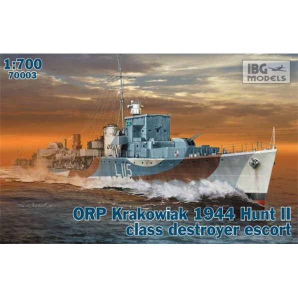 ORP Krakowiak 1944 Hunt II Class Destroyer Escort