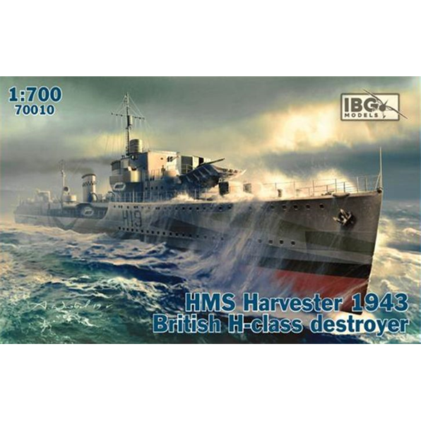 HMS Harvester 1943 British H-Class Destroyer
