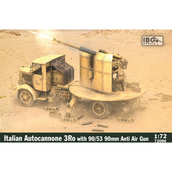 3Ro Italian Autocannone 90/53 with 90mm Anti Air Gun