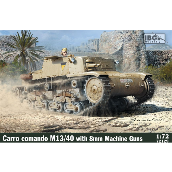 Carro Comando M13/40 w/8mm Breda Machine Guns