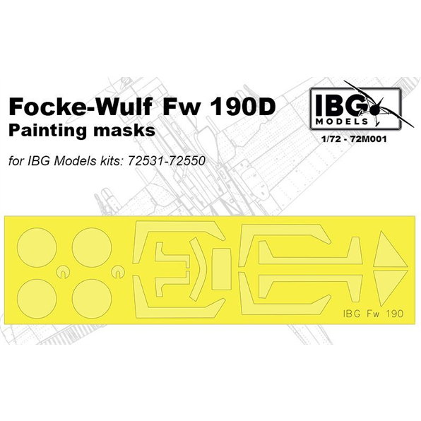 Fw 190D Painting Masks Set
