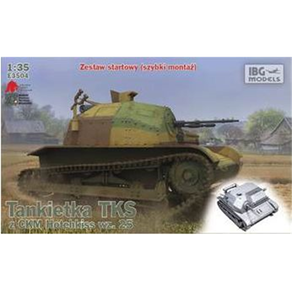 TKS Polish Tankette w/Machine Gun (w/Quick Build Tracks)