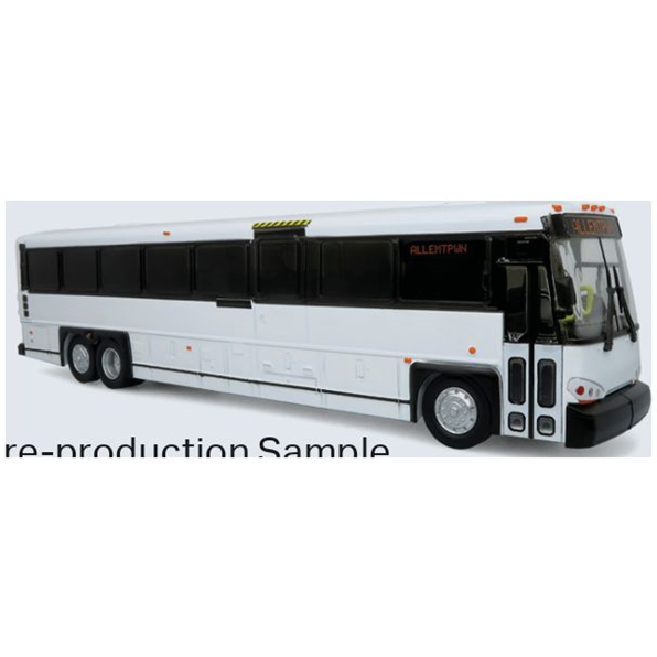 MCI D4500CT Coach: Blank White ABS Plastic