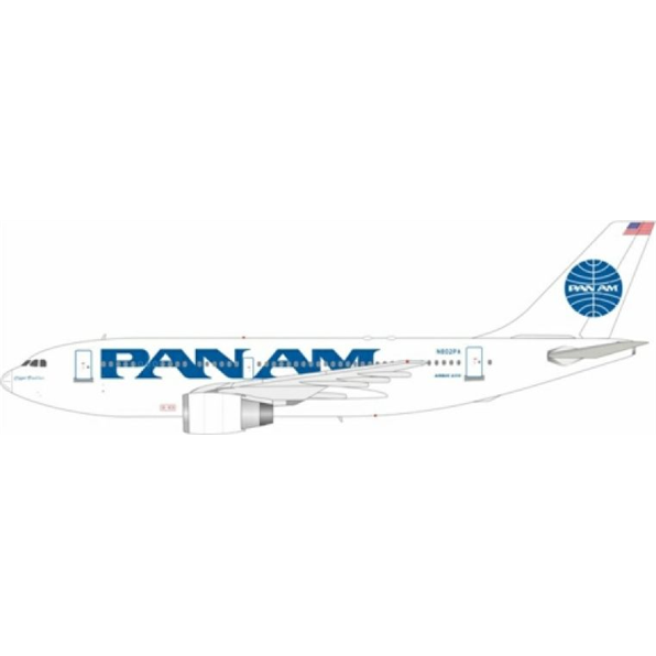 Airbus A310 N802PA PAN AM w/Stand