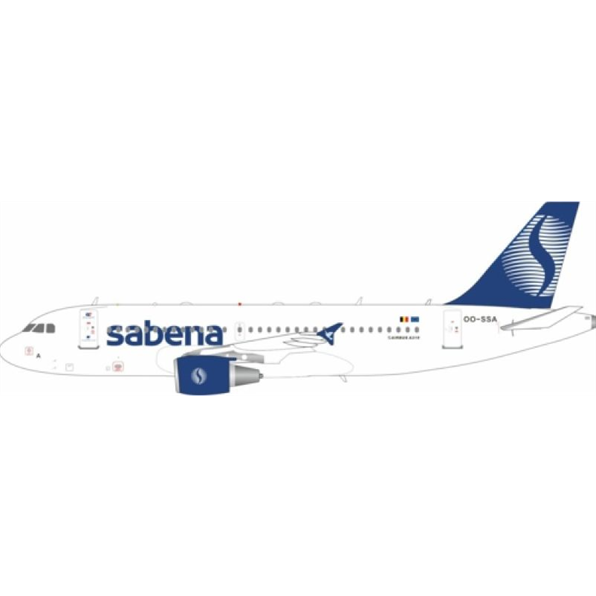 Airbus A319-112 Sabena OO-SSA w/Stand