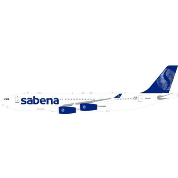 Airbus A340-211 Sabena OO-SCW with Stand
