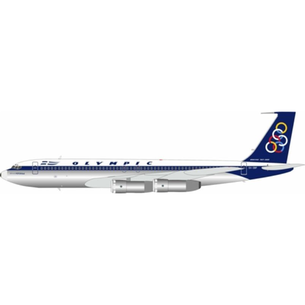 Boeing 707-384B Olympic SX-DBF Polished w/Stand