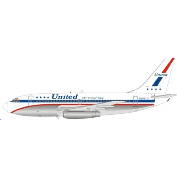 Boeing 737-222 United Airlines N9061U w/Stand