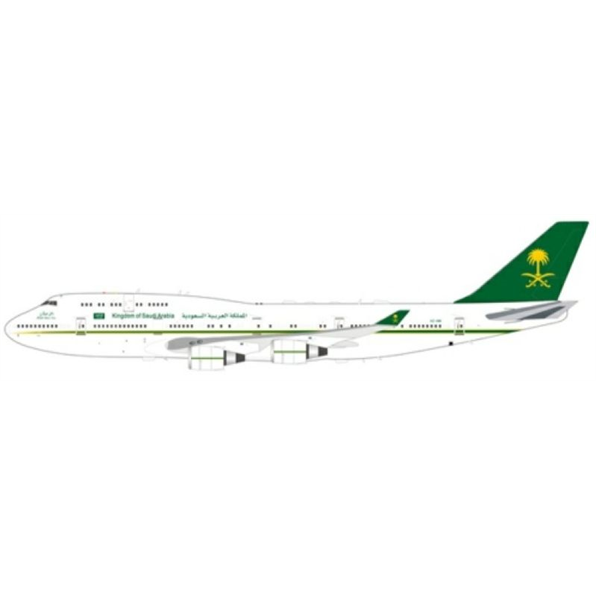 Boeing 747-400 Saudi HZ-HM1 w/Stand