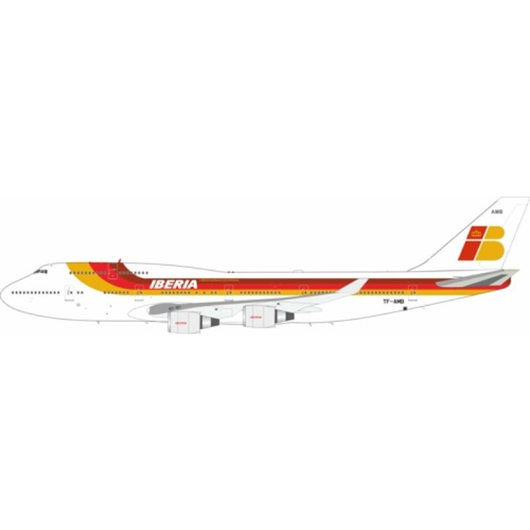 Boeing 747-412 Iberia TF-AMB w/Stand