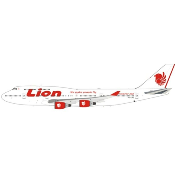 Boeing 747-412 Lion Airlines PK-LHG w/Stand