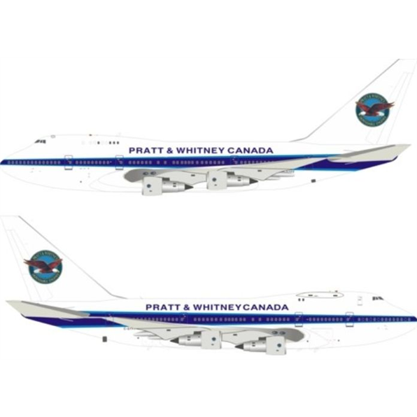 Boeing 747SP-B5 Pratt and Whitney Canada C-GTFF with Stand