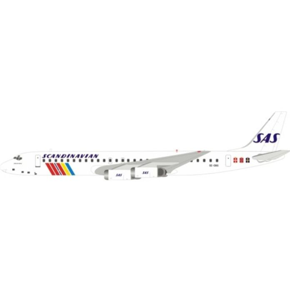 Douglas DC-8-62 Scandinavian Airlines SAS SE-DBG with Stand