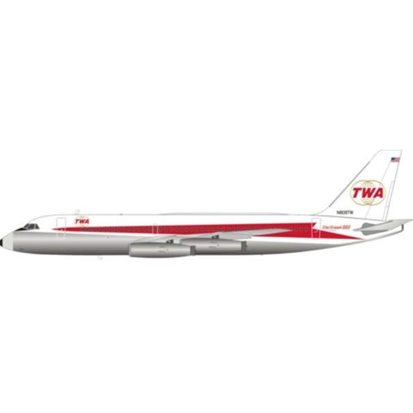 Convair 880 Trans World Airlines TWA N806TW with Stand