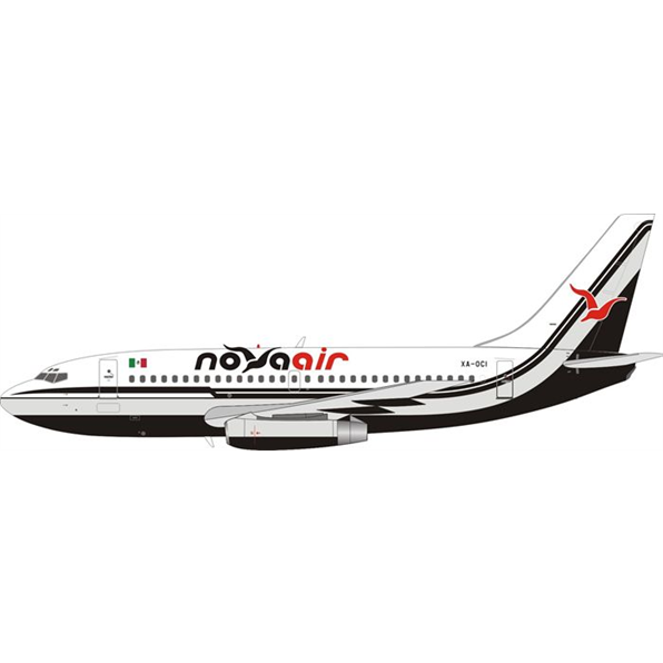 Boeing B737-200 Nova Air XA-OCI w/Stand