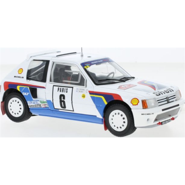 Peugeot 205 T16 #6 Rallye WM Rally Monte Carlo 1985 T.Salonen/S.Harjanne