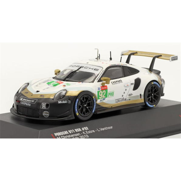 Porsche 911 RSR GTE #92 24h Le Mans 2019 Christensen, Estre, Vanthoor