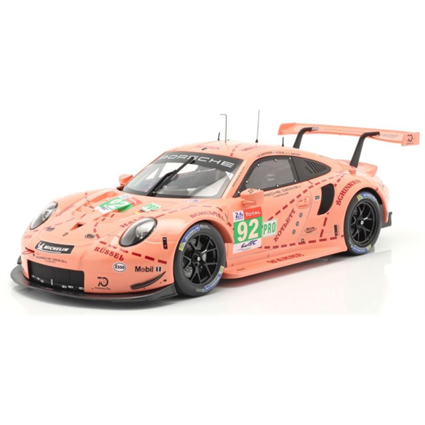 Porsche 911 (991) RSR #92 Winner 24h Le Mans LMGTEKlasse 2018 Pink Pig