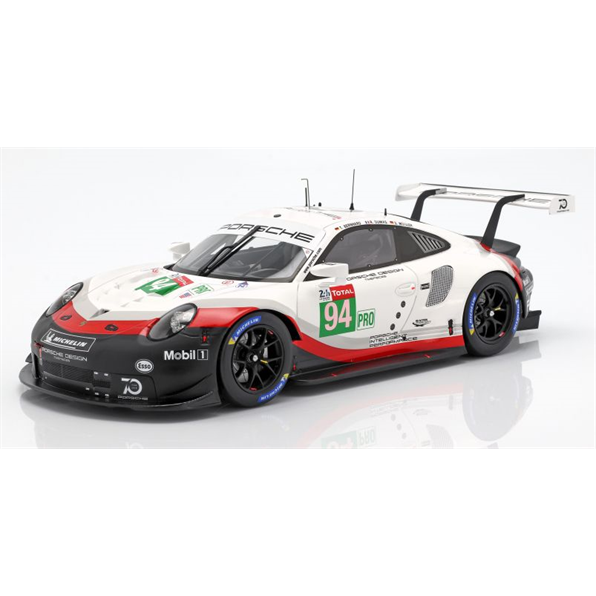 Porsche 911 (991) RSR GTE #94 24h Le Mans 2018 Dumas, Bernhard, Muller