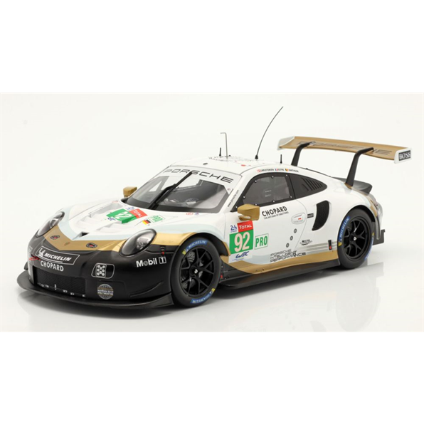 Porsche 911 (991) RSR #92 24h Le Mans 2019 Porsche M.Christensen/K.Estre/L.Vanthoor