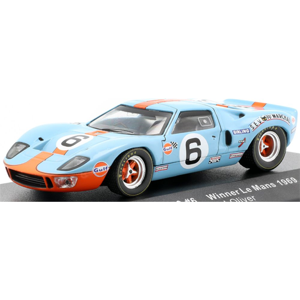 Ford GT40 #6 Gulf LM69 Ickx/Oliver