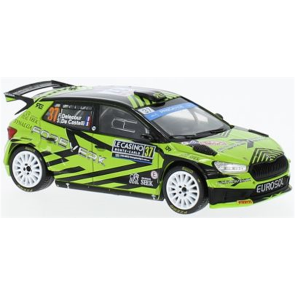 Skoda Fabia #37 WRC2 Rally Monte Carlo 2023 F.Delecour/S.De Castelli