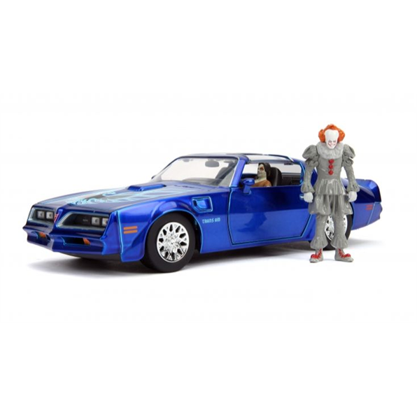 Henry Bower's Pontiac Firebird and Pennywise Figure