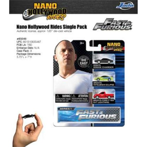 NANO Fast and Furious #1 3 Car Set