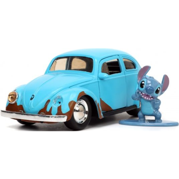 VW Beetle and Stitch Figure
