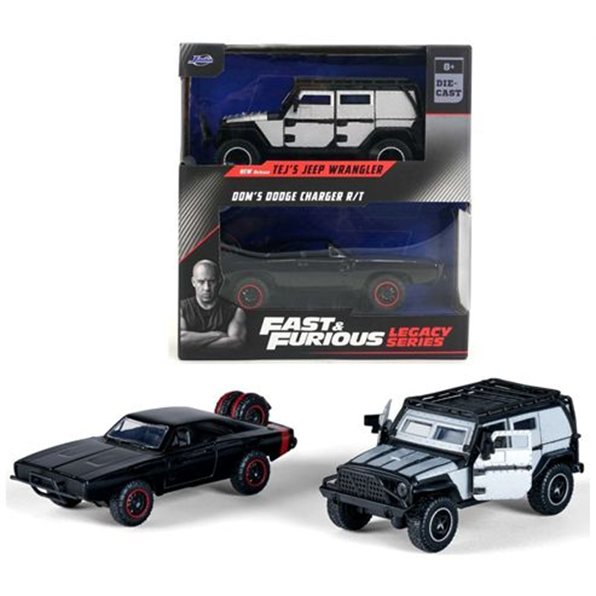 Fast and Furious Jeep Wrangler and Dodge Charger Set