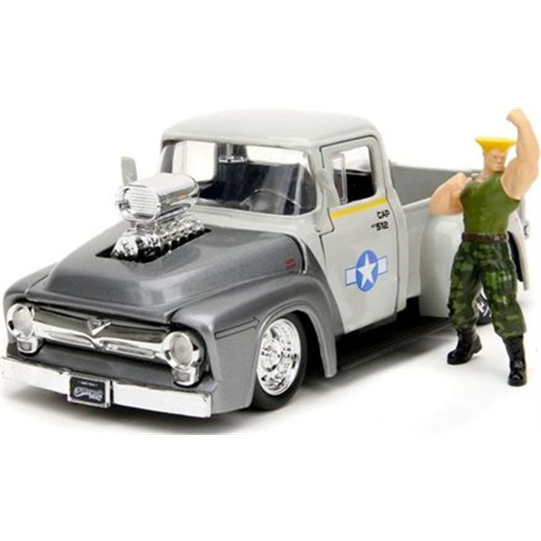 Ford F100 Pickup 1956 w/Guile Figure