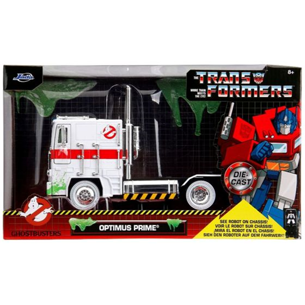 Mash Up Optimus Prime w/Ghostbusters Ecto-1 Graphics