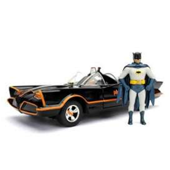 Batmobile 1966 w/Batman and Robin Figures