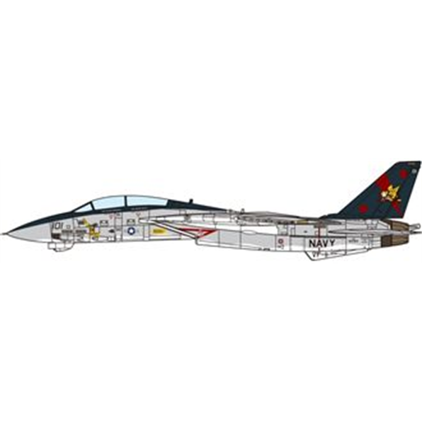 F-14B Tomcat U.S. Navy VF-11 Red Rippers Thanks For The Ride 2005