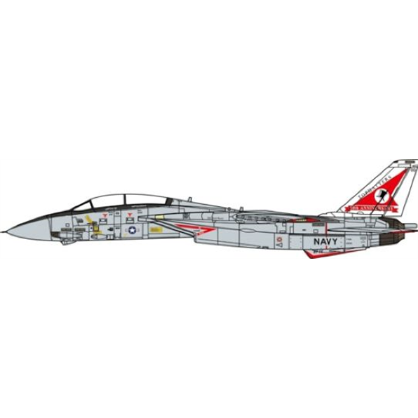 F-14A Tomcat U.S. Navy VF-14 Tophatters 80th Anniversary Edition 1999