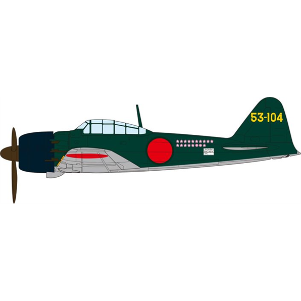 Zero A6M5 W.O. Tetsuzo Iwamoto Imperial Japanese Navy 253rd Naval Flying Group 44