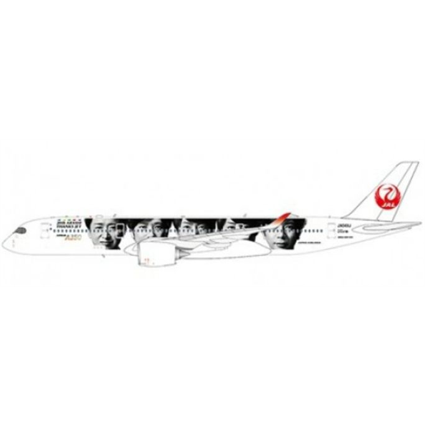 Airbus A350-900XWB Japan Airlines Special Livery Flap Down JA04XJ w/Stand (90pcs)
