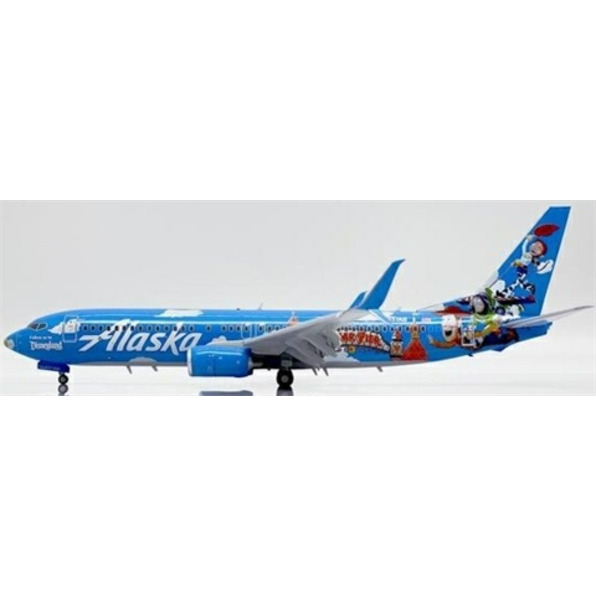 Boeing 737-800 Alaska Airlines Pixar Pier N537AS Flaps Down w/Stand