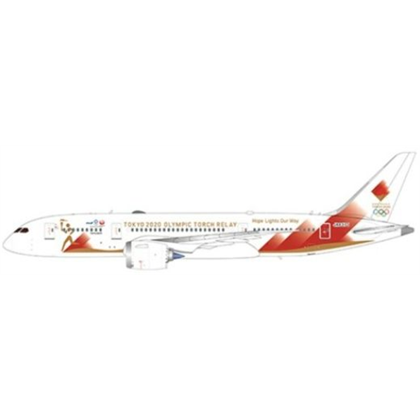 Boeing 787-8 Dreamliner Torch Relay JA837J with Stand