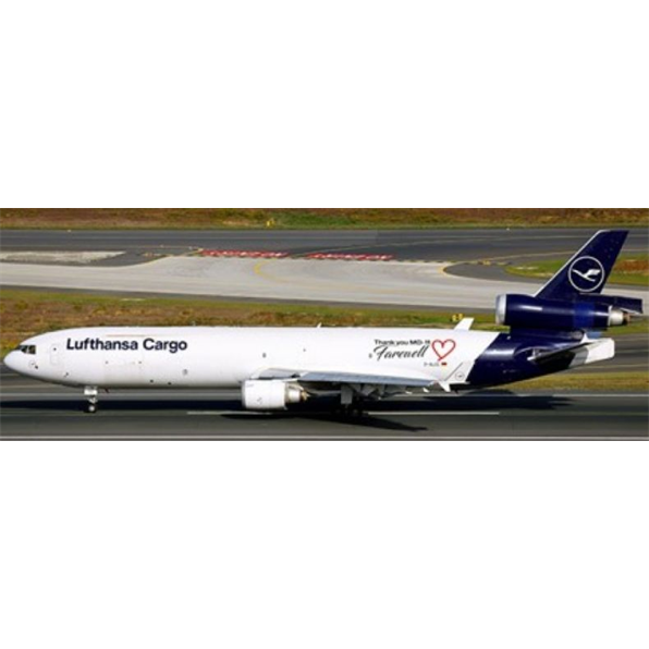 McDonnell Douglas MD-11(F) Lufthansa Cargo Farewell MD-11 D-ALCC w/Stand