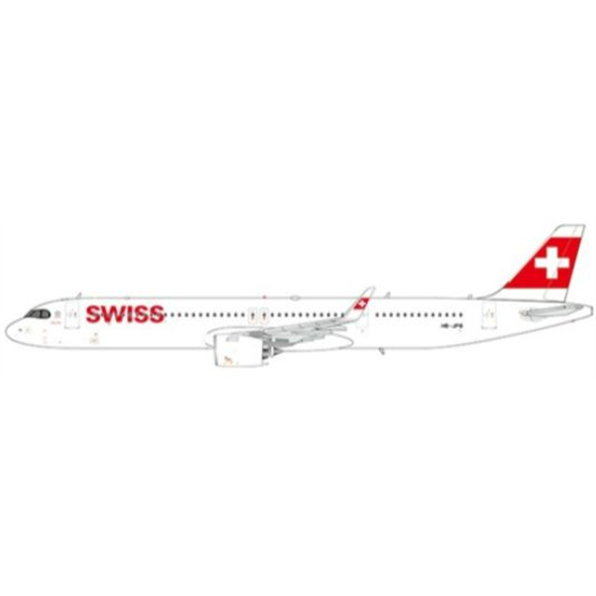 Airbus A321NEO Swiss HB-JPB w/Antenna