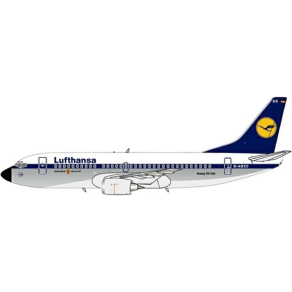 Boeing 737-300 Lufthansa Polished D-ABXC w/Antenna