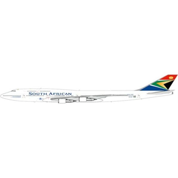 Boeing 747-300 South African Airways ZS-SAT w/Stand