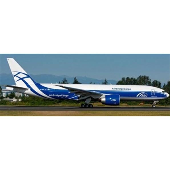 Boeing 777-200LRF Airbridge Cargo VQ-BAO with Stand