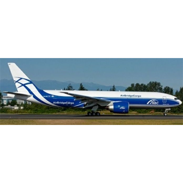 Boeing 777-200LRF Airbridge Cargo Flap Down VQ-BAO with Stand