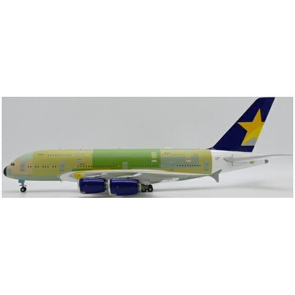 Airbus A380 Skymark Airlines Bare Metal F-WWSL w/Stand