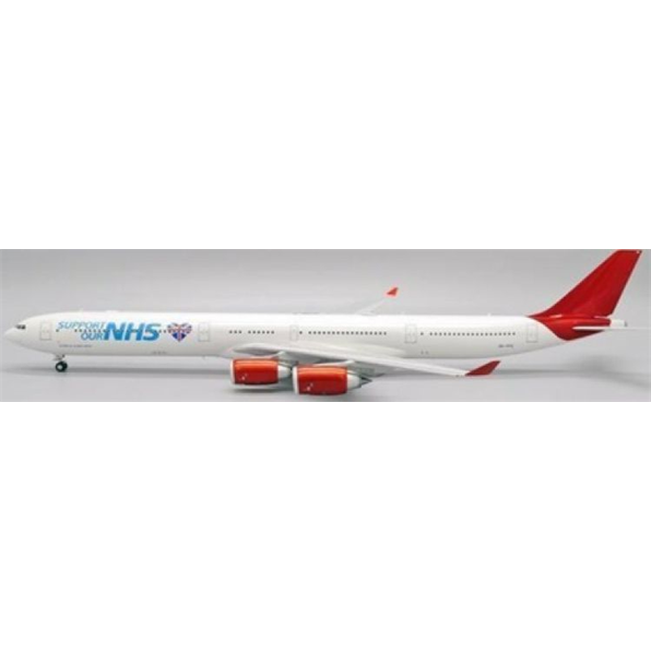 Airbus A340-600 Maleth Aero Thank You NHS 9H-PPE w/Stand