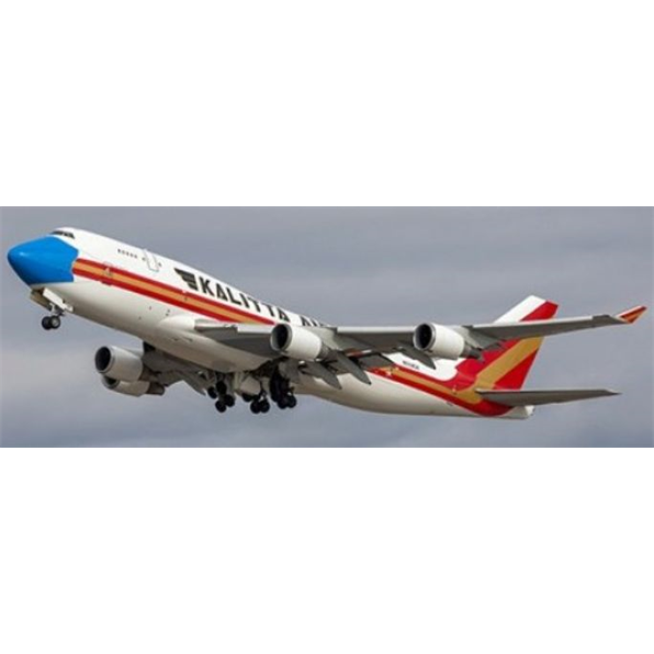 Boeing 747-400(BCF) Kalitta Air 'Mask Livery' N744CK with Stand