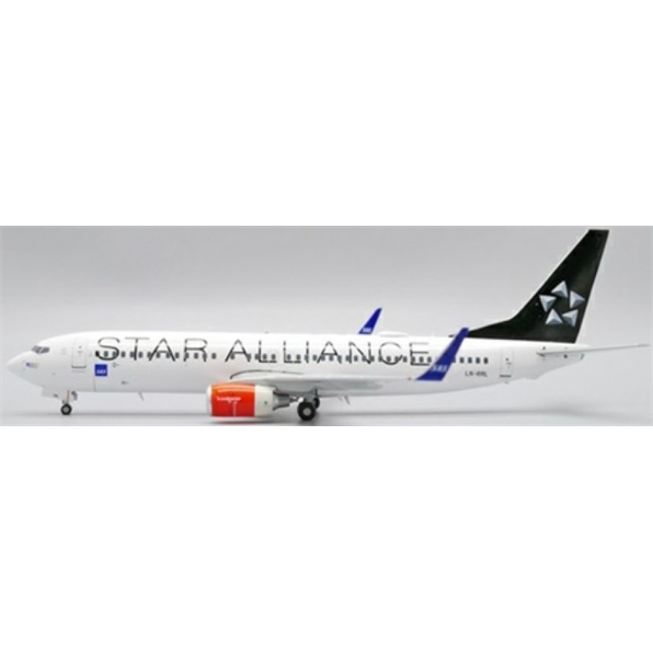 Boeing 737-800 SAS Scandinavian Airlines Star Alliance LN-RRL Flaps Down w/Stand