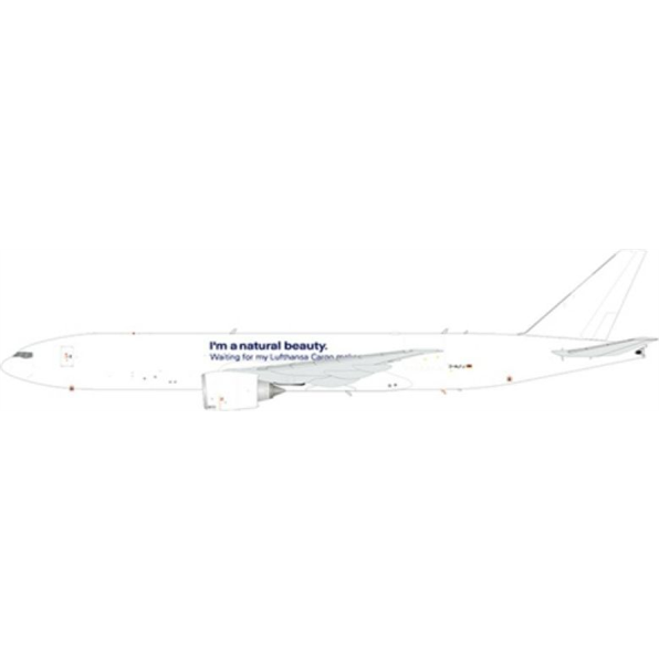 Boeing 777-200LRF Lufthansa Cargo Natural Beauty D-ALFJ w/Stand